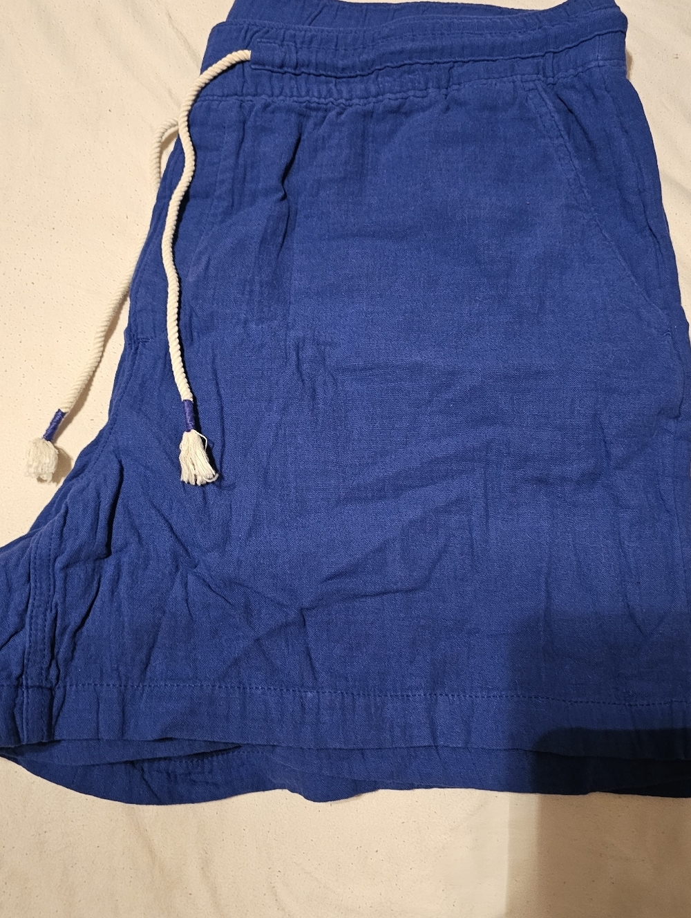 Old Navy Royal Blue Athletic Women's Shorts with Elastic Waist